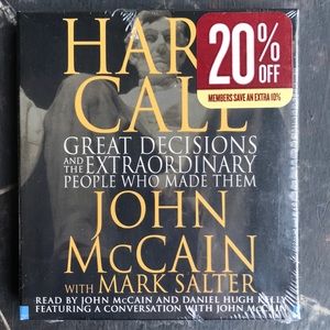Audio book, Hard Call, John McCain